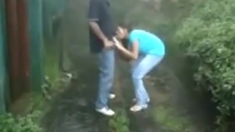Indian Amateur Couple Engages In Public Oral Sex