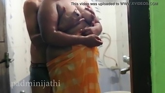 Indian Couple Enjoys Shower Sex On Their First Date Night