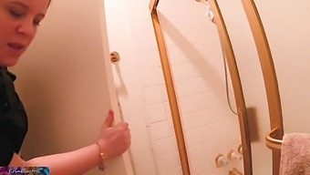 Blonde Pornstar Fucks Her Stepson In The Bathroom After Church