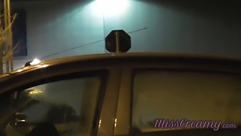 Watch As A Couple Engages In Public Sex In A Car With A Voyeur In Sight