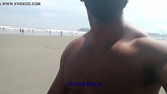 Taking A Stroll On The Sand In The Early Morning