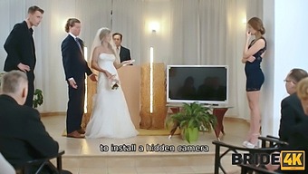 Astonishing Wedding Guests With A Steamy Xxx Video Featuring A Stunning Bride In Stockings